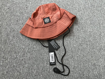 Nylon type Box Logo Bucket-Hat