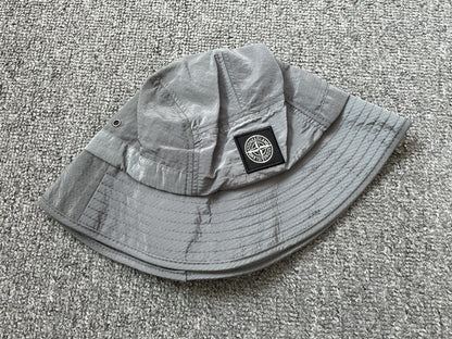 Nylon type Box Logo Bucket-Hat