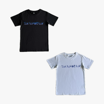 Script fade tee