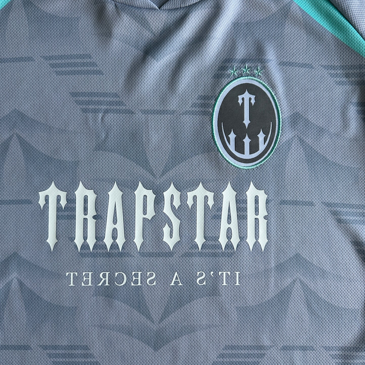 Grey/Cyan Jersey