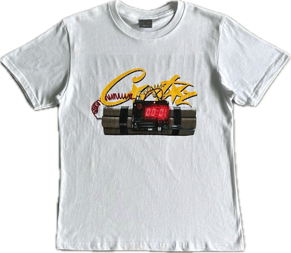 Times Up Btch White Tee