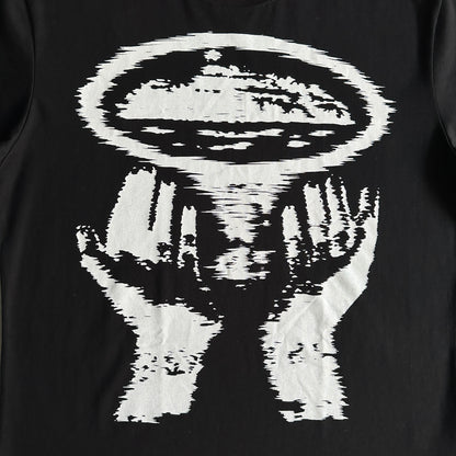 Sketchy Hands Black Tee