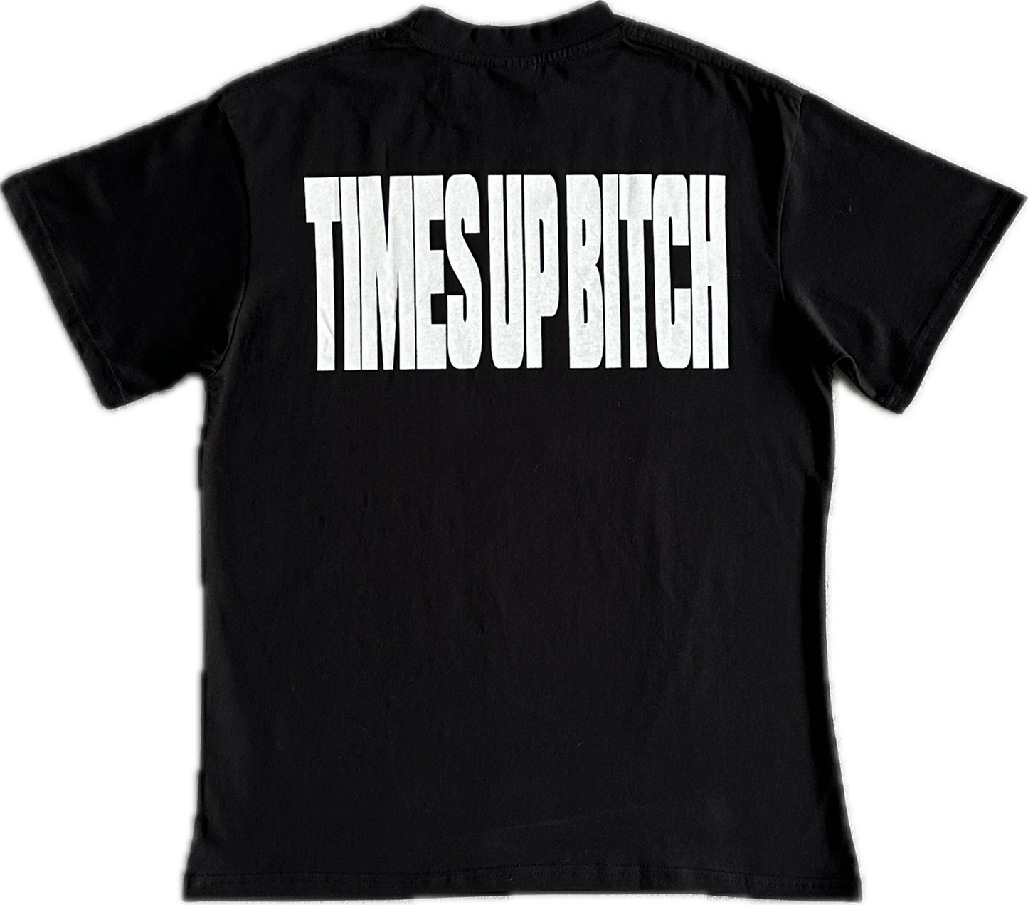 Times Up Btch Black Tee