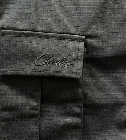 Triple Black Cargo Shorts
