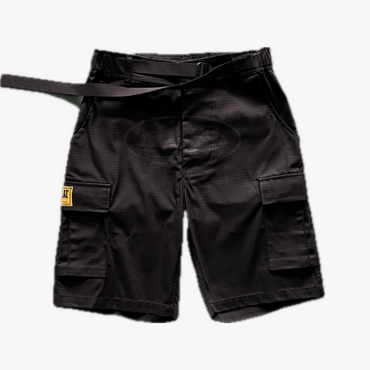 Triple Black Cargo Shorts