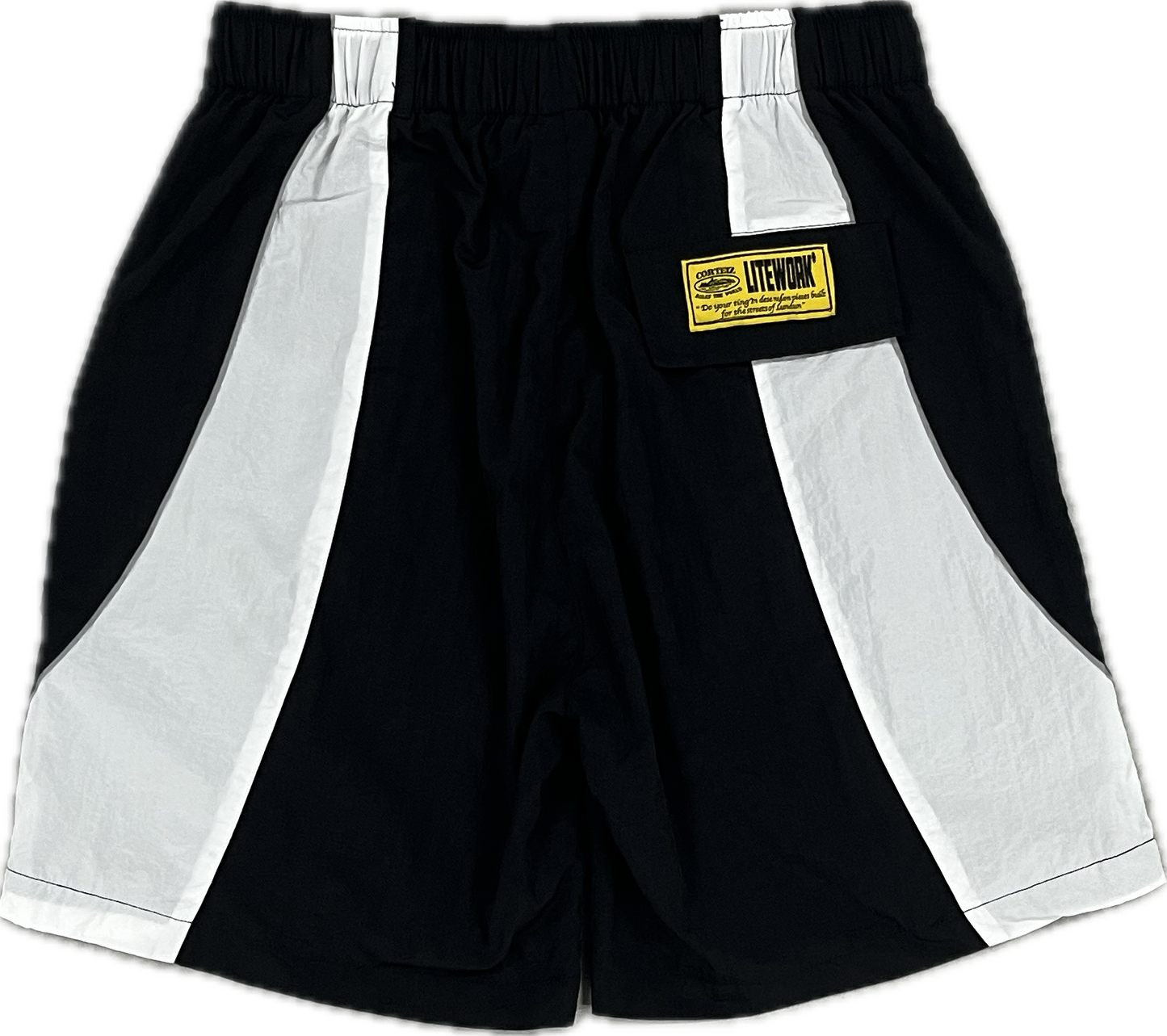 Alcatraz Sun & Rain Black/White Shorts