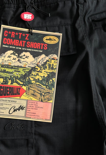 *New* Triple Black Cargo Shorts