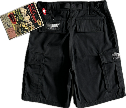 *New* Triple Black Cargo Shorts