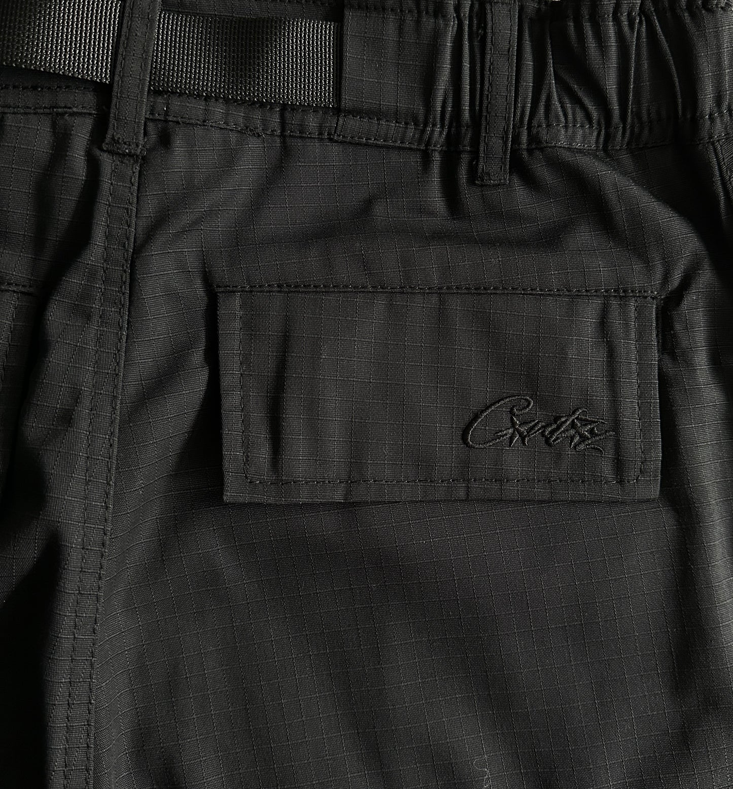 *New* Triple Black Cargo Shorts