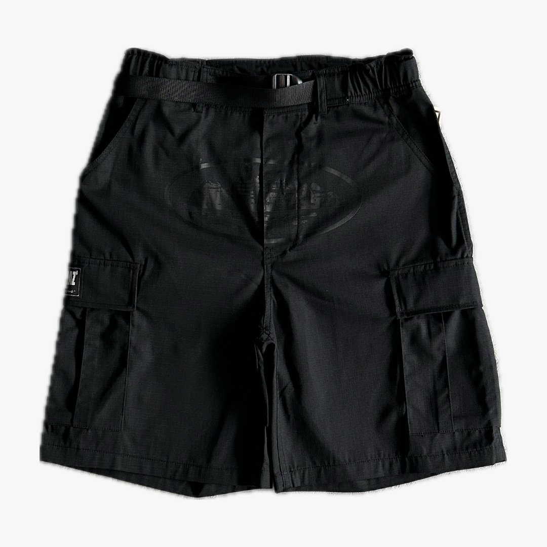 *New* Triple Black Cargo Shorts