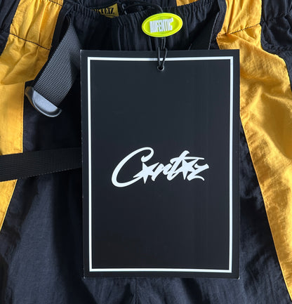 Alcatraz Sun & Rain Black/Yellow Shorts