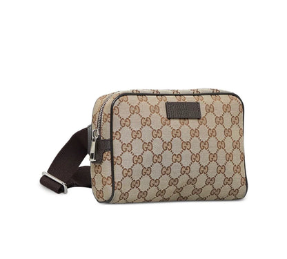 Monogram Canvas Belt Bag Beige