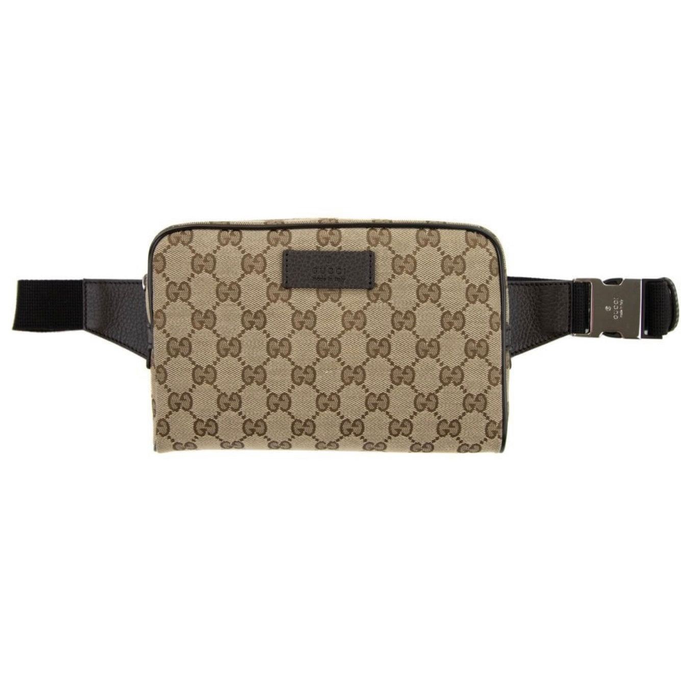 Monogram Canvas Belt Bag Beige