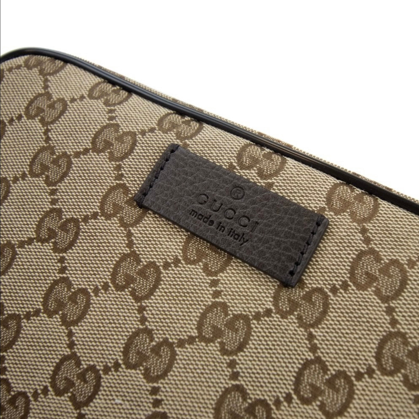 Monogram Canvas Belt Bag Beige