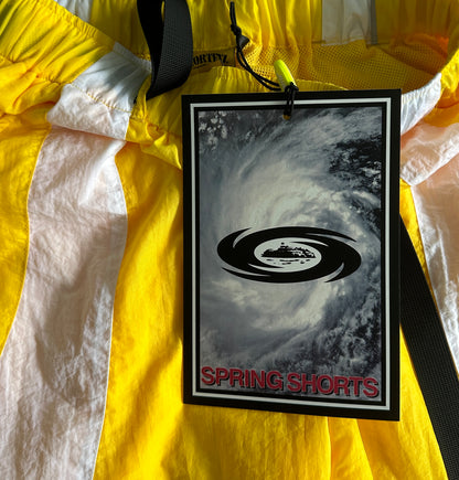 Alcatraz Sun & Rain White/Yellow Shorts