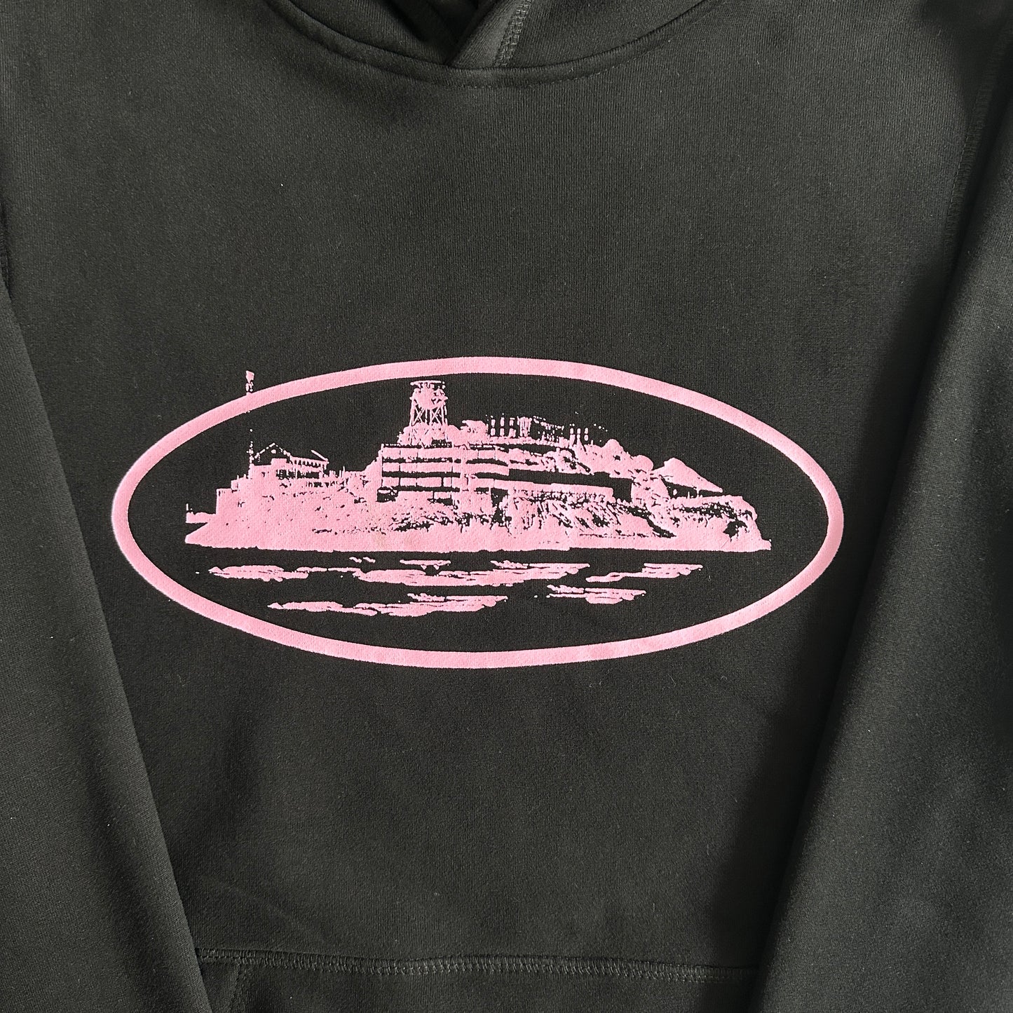 Alcatraz Hoodie Pink/Black