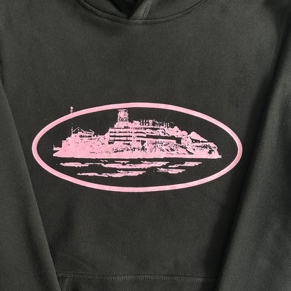 Alcatraz Hoodie Pink/Black