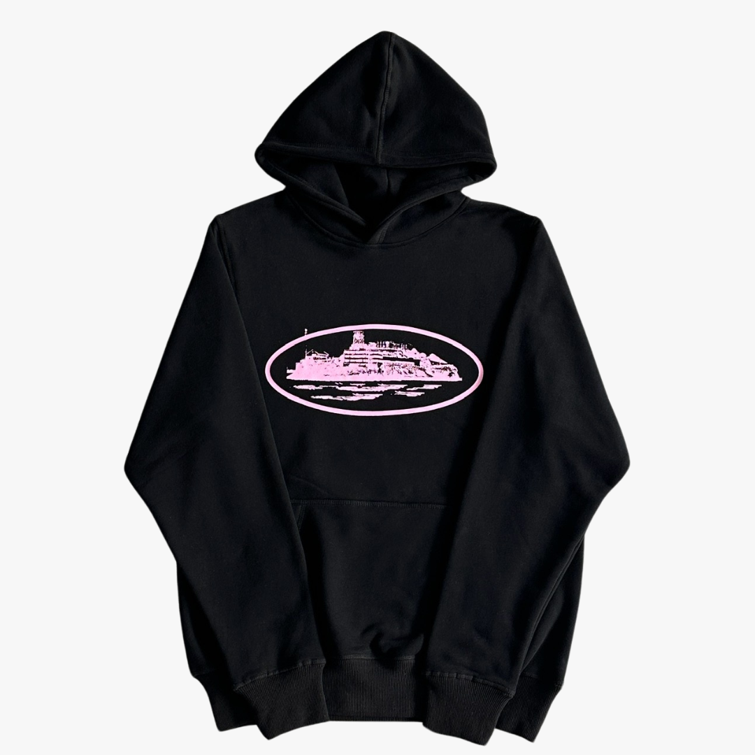 Alcatraz Hoodie Pink/Black