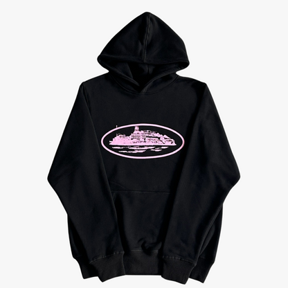 Alcatraz Hoodie Pink/Black