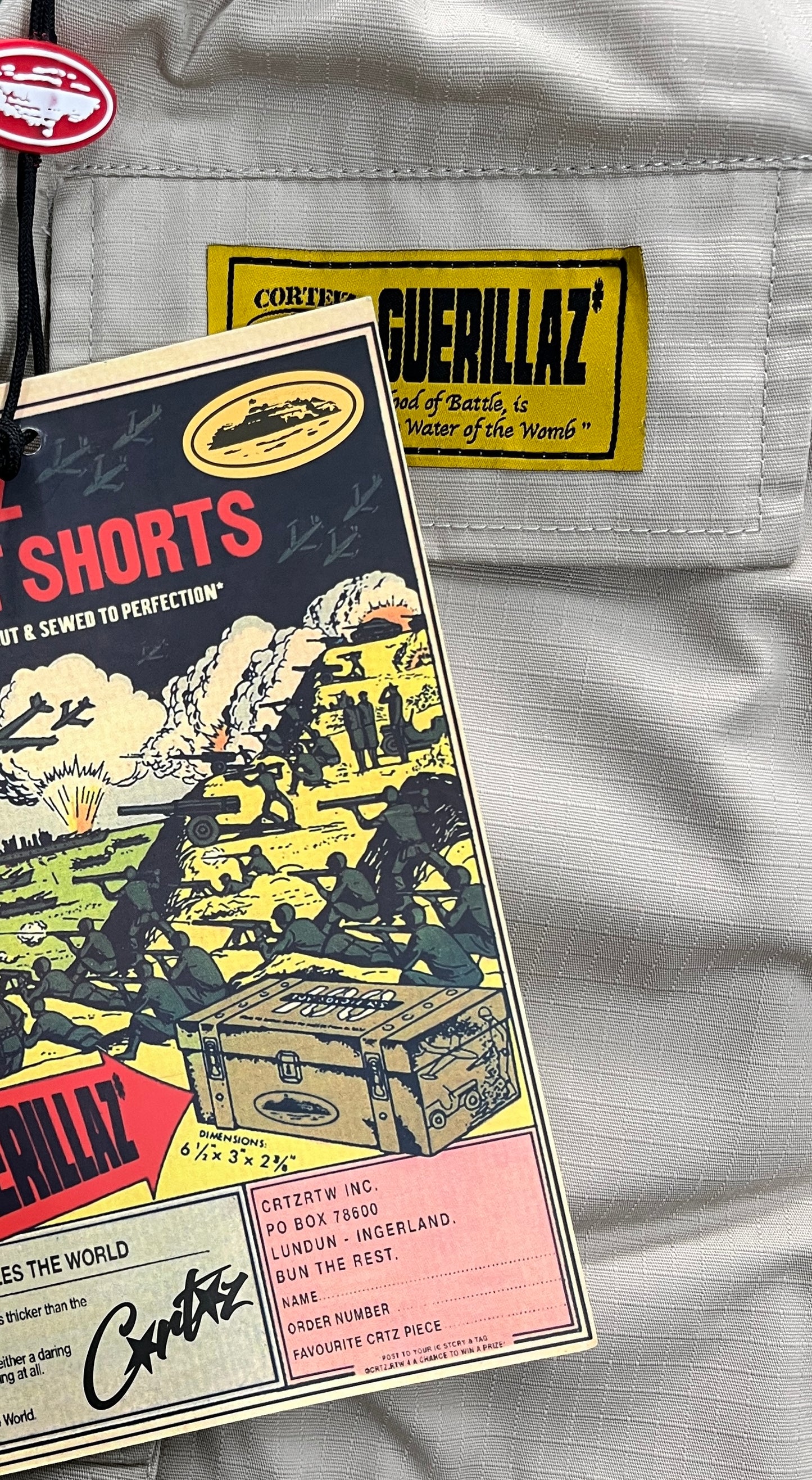 Khaki Cargo Shorts
