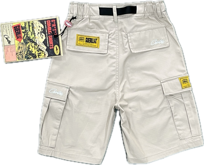 Khaki Cargo Shorts