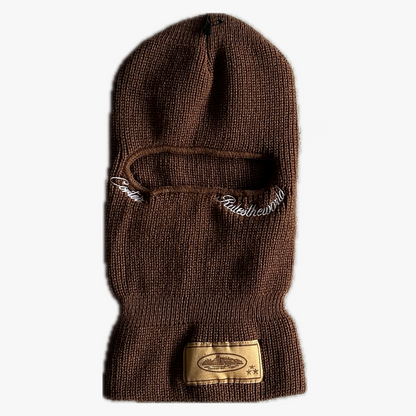 Alcatraz Rules The Word Brown Balaclava
