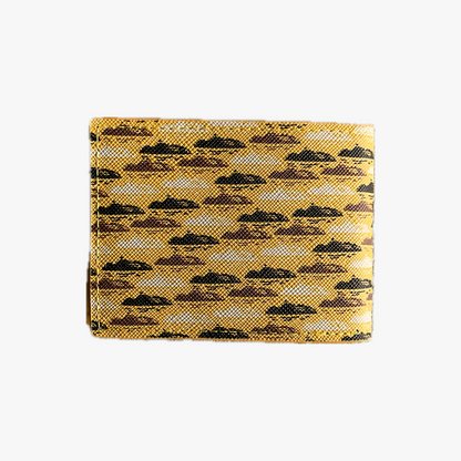 Crtz Card Holder Yellow (Genuine Leather)