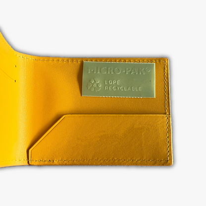 Crtz Card Holder Yellow (Genuine Leather)