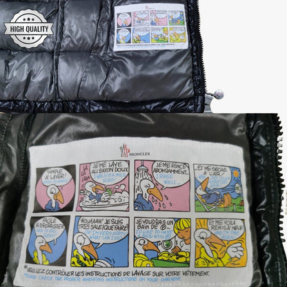 Black Vest BORMES [High Quality] Detachable Hooded Puffer Jacket