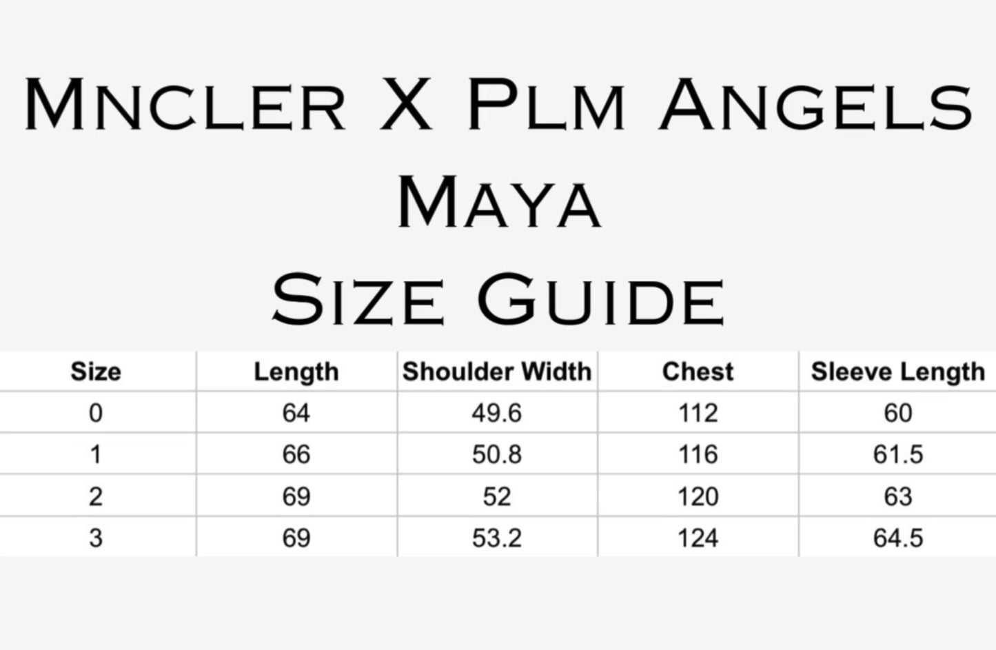 Mncler X Plm Angels  MAYA 70 [Premium Quality] Glowing Puffer Jacket