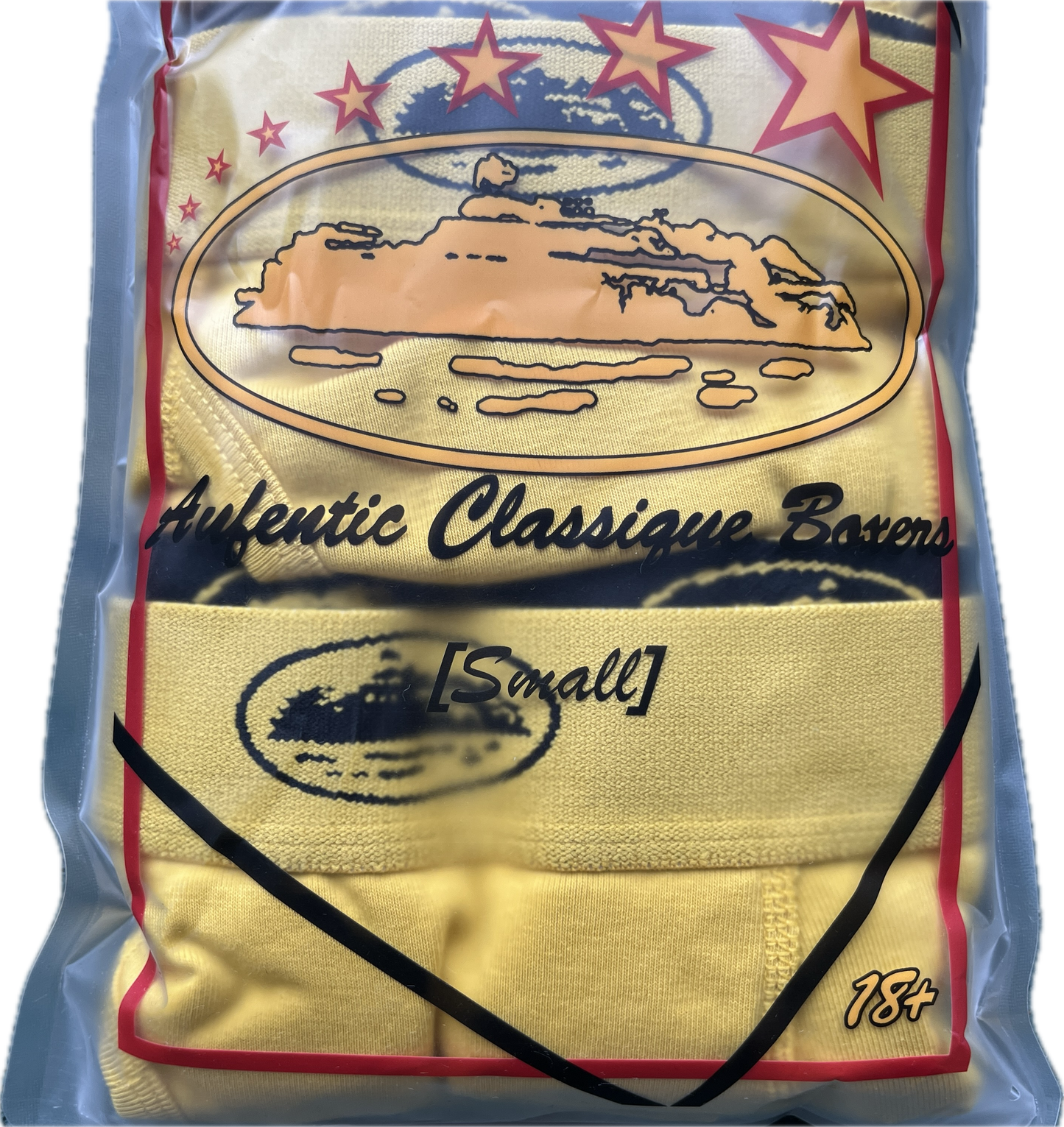 Alcatraz 3-Pack Boxers C-star | Yellow