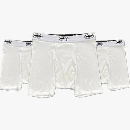 Alcatraz 3-Pack Boxers | White
