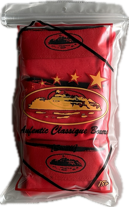 Alcatraz 3-Pack Boxers | Red