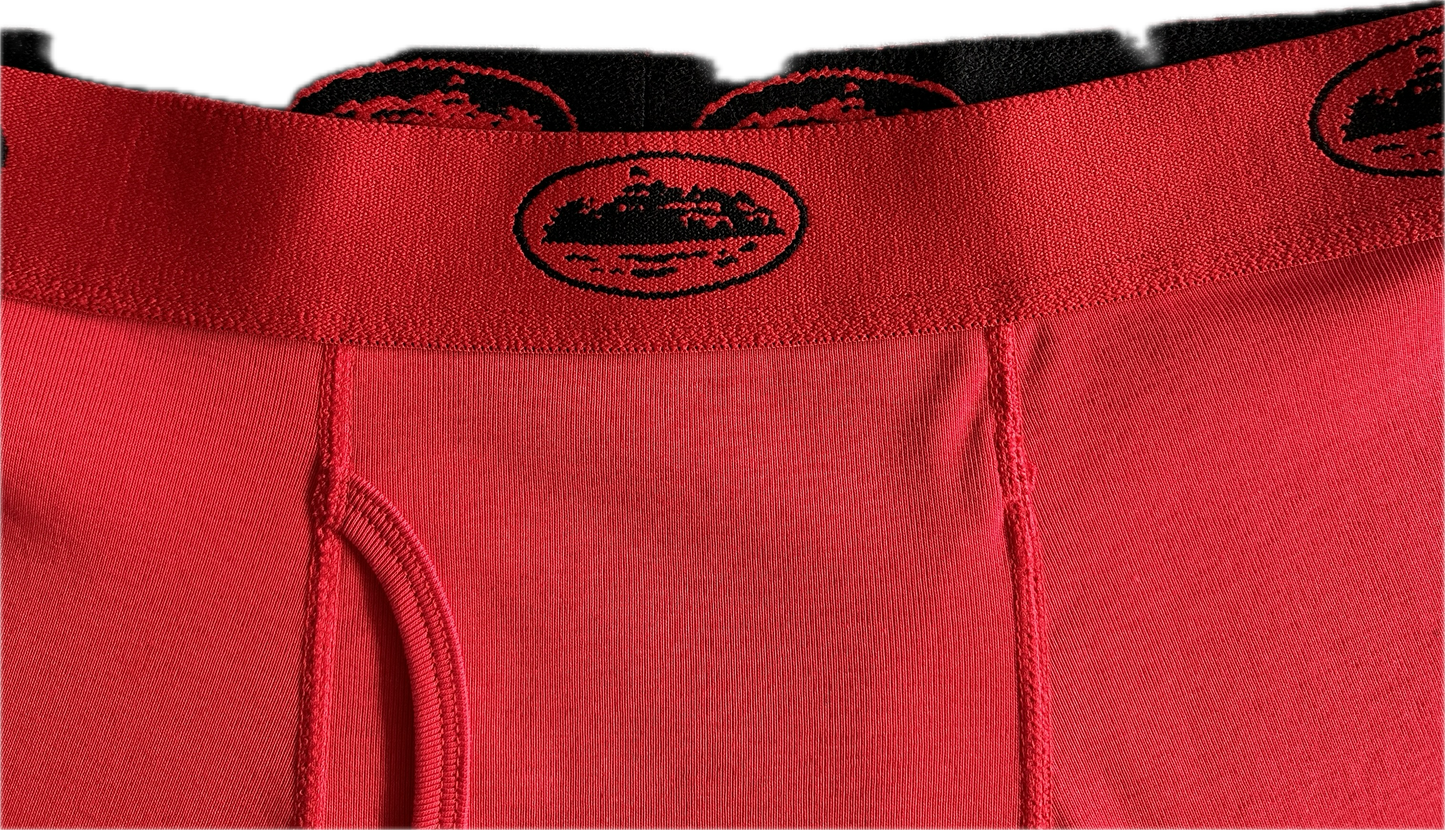 Alcatraz 3-Pack Boxers | Red