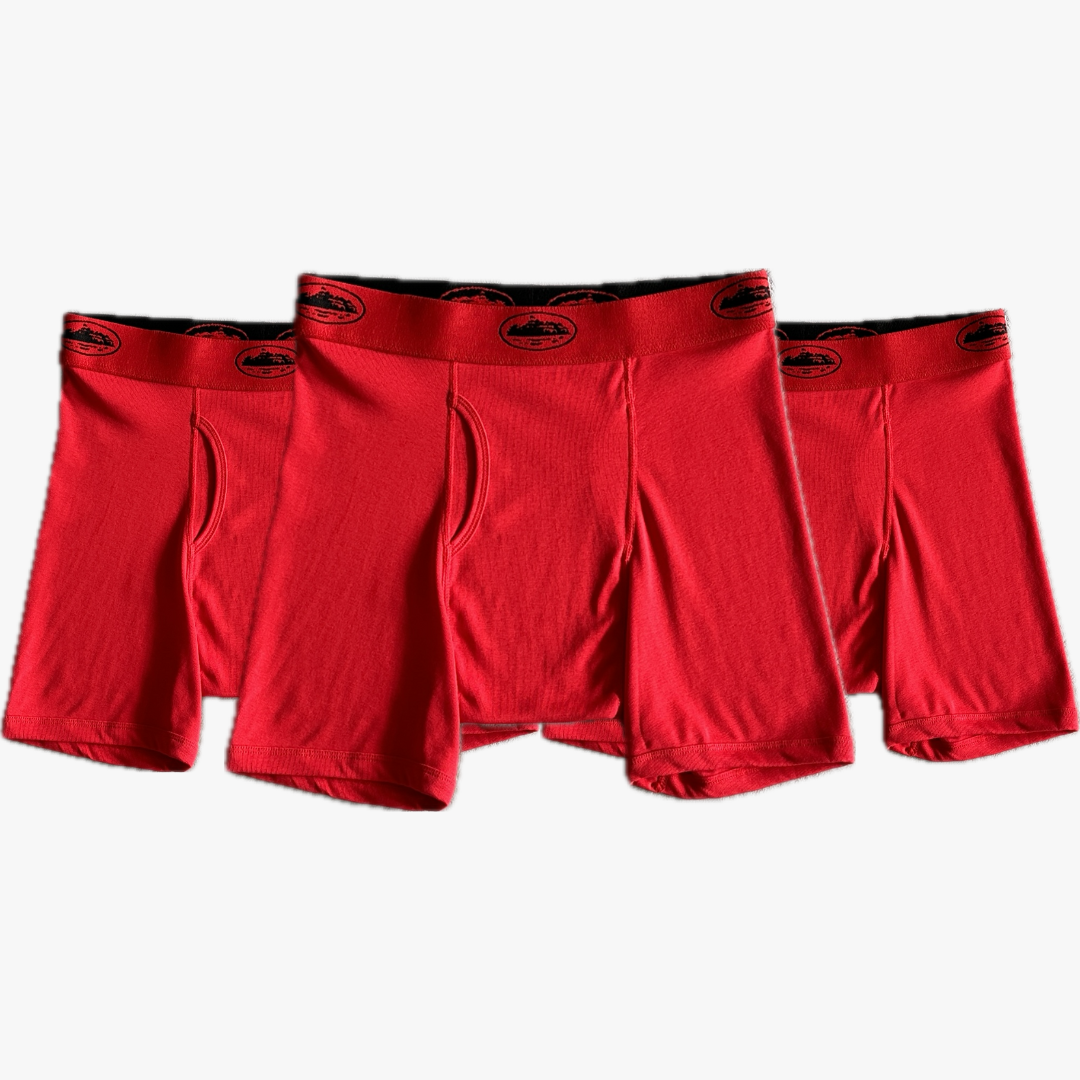 Alcatraz 3-Pack Boxers | Red