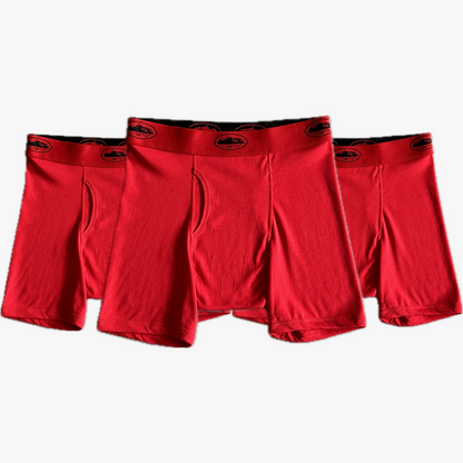 Alcatraz 3-Pack Boxers | Red