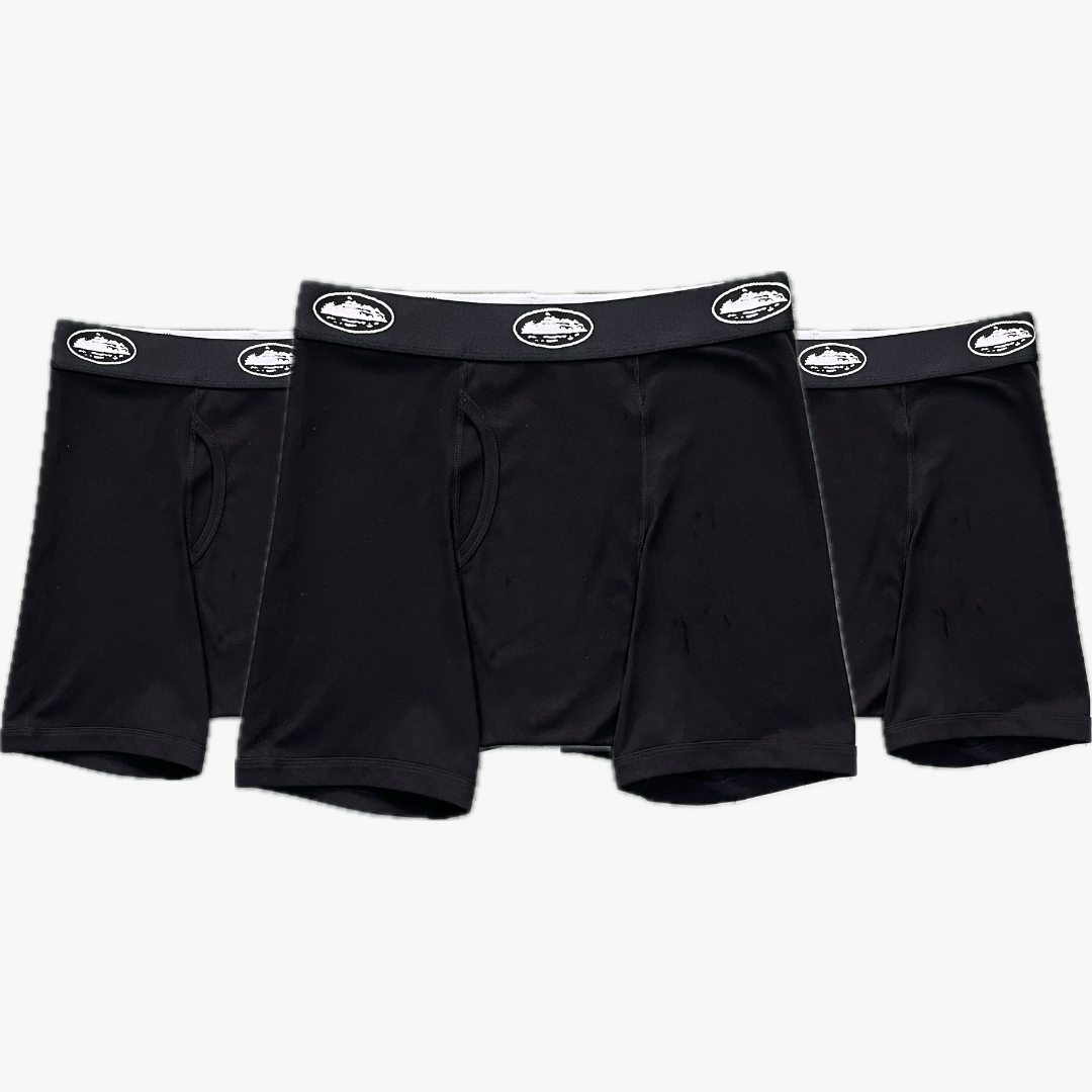 Alcatraz 3-Pack Boxers | Black