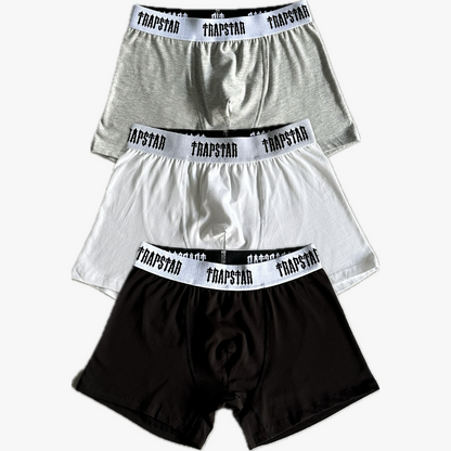 Trpstar 3-Pack Boxers | Black/Gray/White