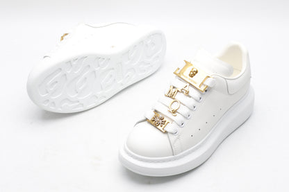 All White with Gold Plates