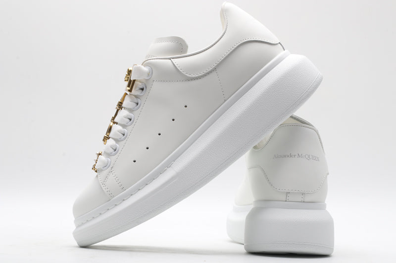 All White with Gold Plates