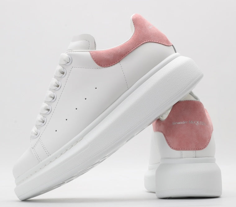 All White / Pink Suede Tail