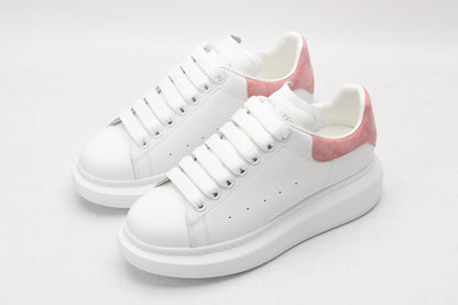 All White / Pink Suede Tail