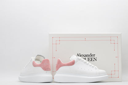 All White / Pink Suede Tail