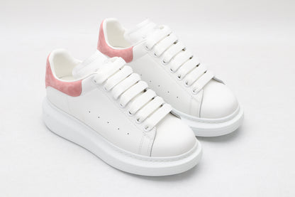 All White / Pink Suede Tail