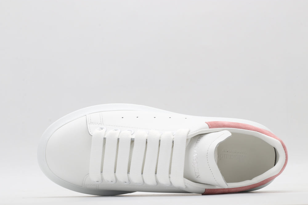 All White / Pink Suede Tail