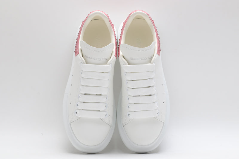 All White / Pink with Crystals Tail