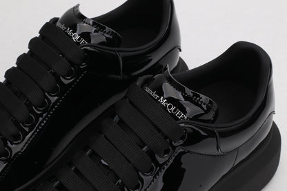 All Black Shiny with Matte Sole