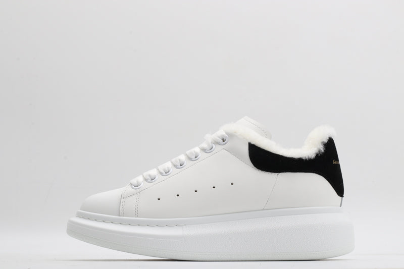 White / Black - Fur Insole