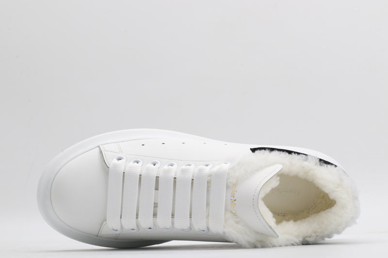 White / Black - Fur Insole