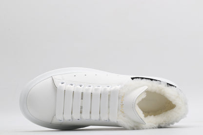 White / Black - Fur Insole